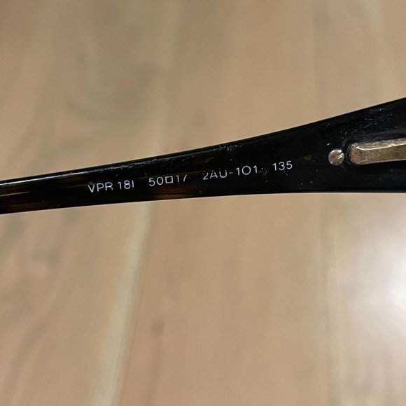 PRADA VPR18I 1AB-1O1 50mm Black Eyeglasses With Box & Case